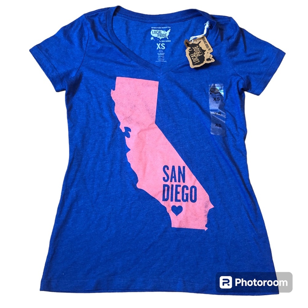 Womens Todd Snyder San Diego California Shirt Blue Size Extra Small XS